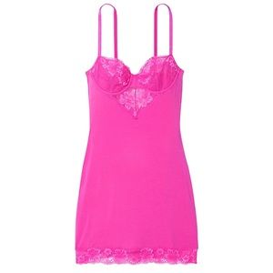 Victoria secret lace pink dress